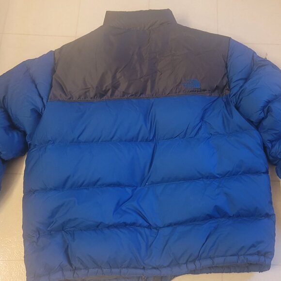 The North Face 700 STOW AWAY Puffer Blue/Grey Jacket Men's size XXL EUC - Picture 6 of 14